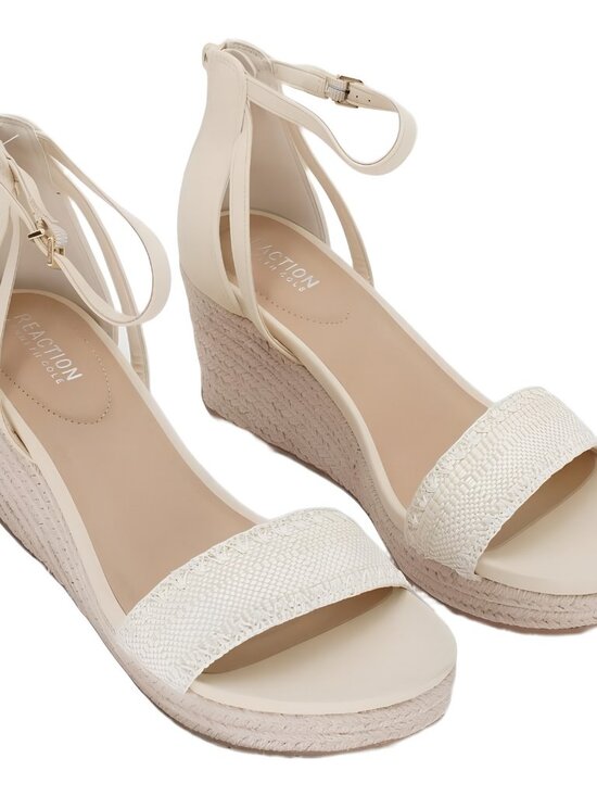 Kenneth Cole Women's Colton Espadrille Wedge Sandals Natural EU 41 US 10M - Picture 4 of 6